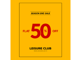 Leisure Club End Of Season Sale Get FLAT 50% OFF